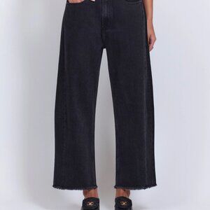 Roucha Dessau Denim Washed Black Jeans Size BB Medium Short